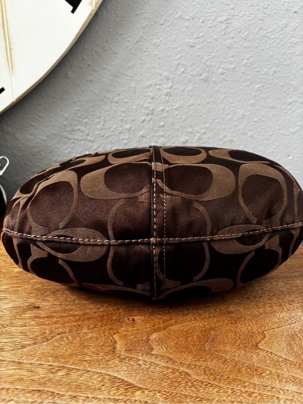 Vintage Coach Dark Brown SoHo Hobo - Picture 6 of 12